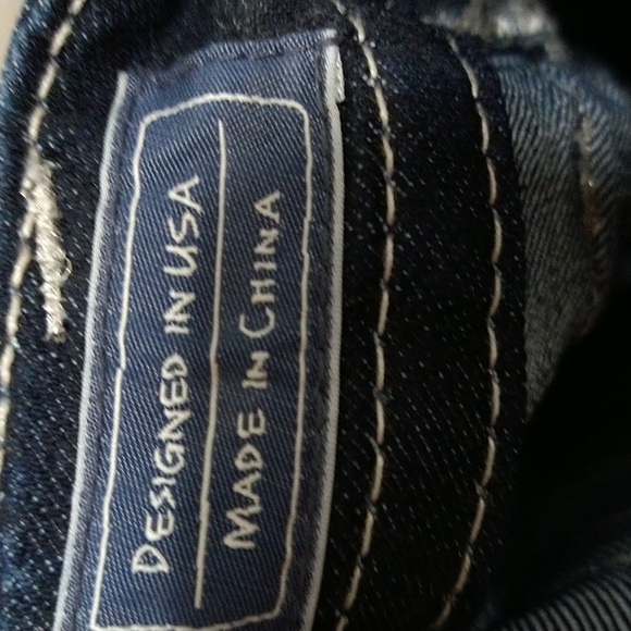 Miss Me Signature Rise Embellished Boot Cut Jeans in Dark Wash - Picture 6 of 9